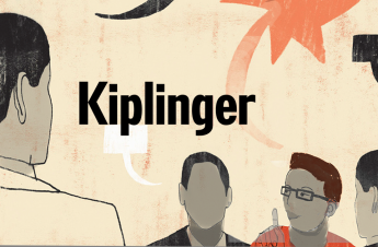 The inscription kiplinger and four people
